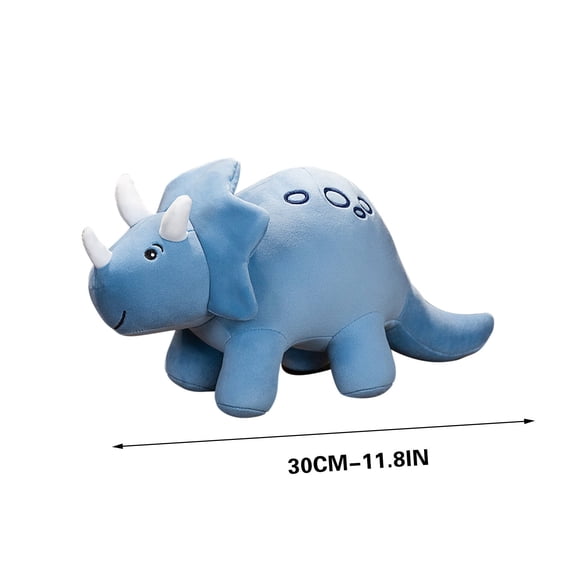 Blue Blue Dinosaur Stuffed Animal Soft Plush Toy For Kids Down Cotton Filling Decompression