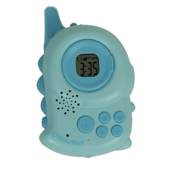Blue Blue Dinosaur Walkie Talkie Kids Handheld Communication Device Wireless Rechargeable Intercom Outdoor Activity Toy 500M Range Educational 6.7In