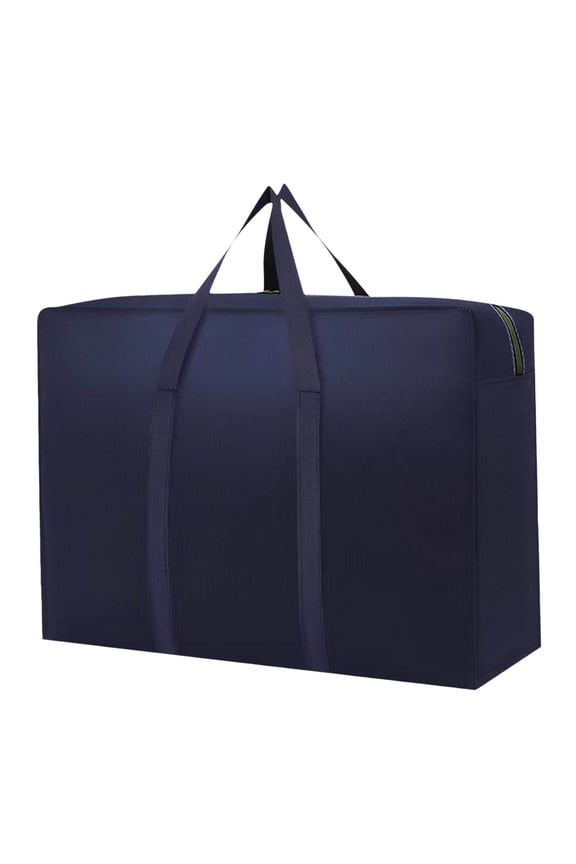 Blue Blue Foldable Travel Luggage Bag Large Capacity Thickened Storage For Clothes Suitcase Packing Organizer Carry On