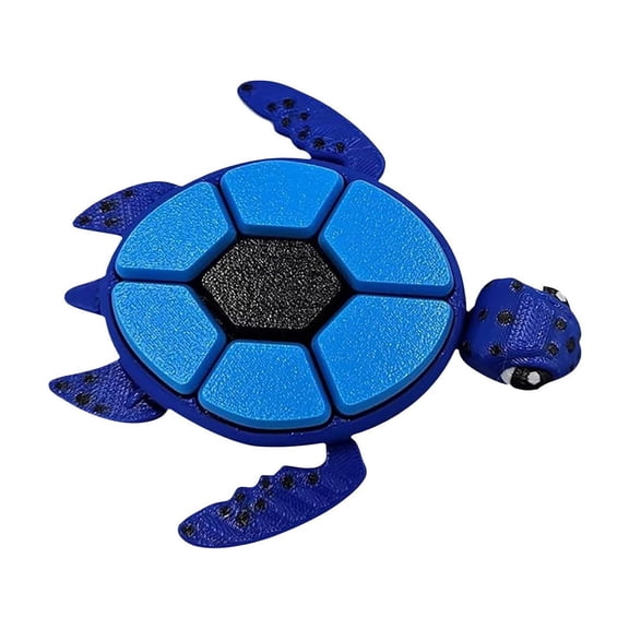 Blue Blue Fruit Themed Turtle Clicker Toy For Stress Relief Sensory Fidget Button With Mechanical Sound
