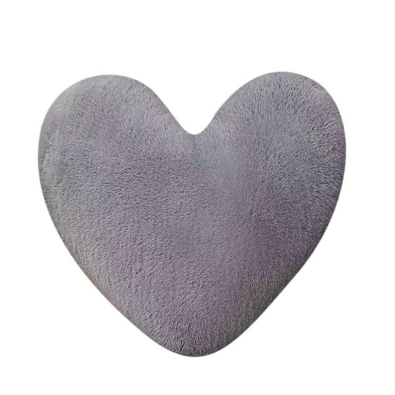 Blue Blue Heart Shaped Plush Throw Pillow Soft Cushion For Sofa Car Home Decor Gift 30Cm 11.8 Inch