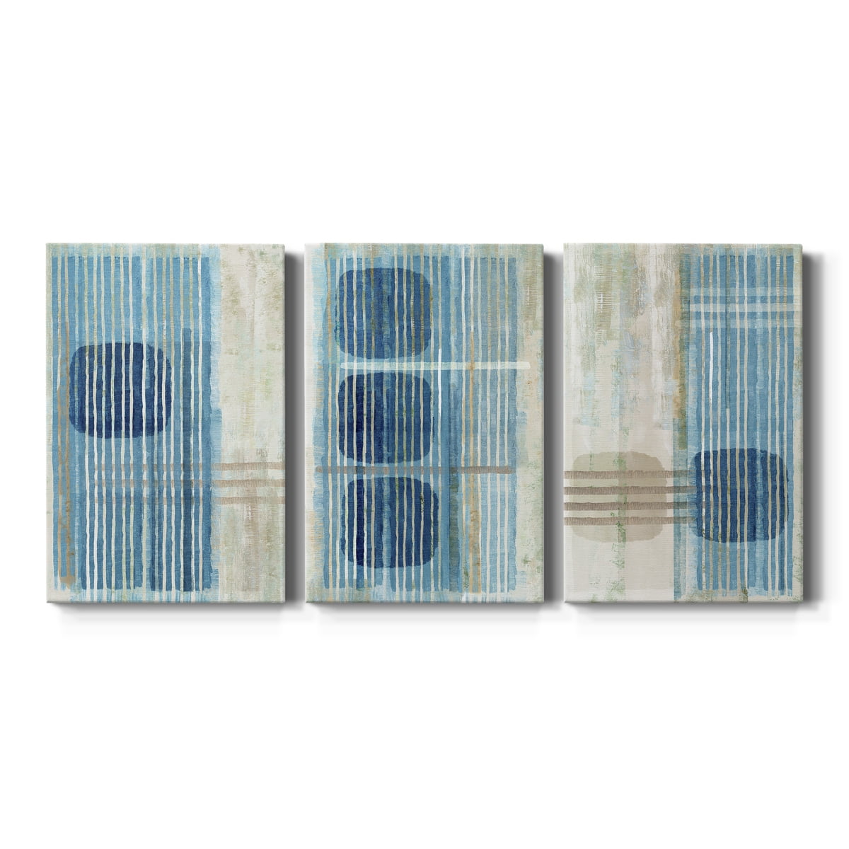 Blue Blue Horizon I Premium Gallery Wrapped Canvas - Ready to Hang - 12 x 18 Each