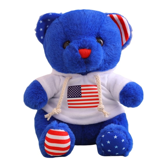Blue Blue Hugging Bear Plush For Children Soft Stuffed Toy For Comfort And Cuddling