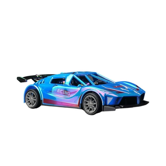 Blue Blue Inertia Drift Car Toy With Cool Look, Drop-Resistant Abs Material For Kids Racing Fun, Realistic Design For Imaginative Play