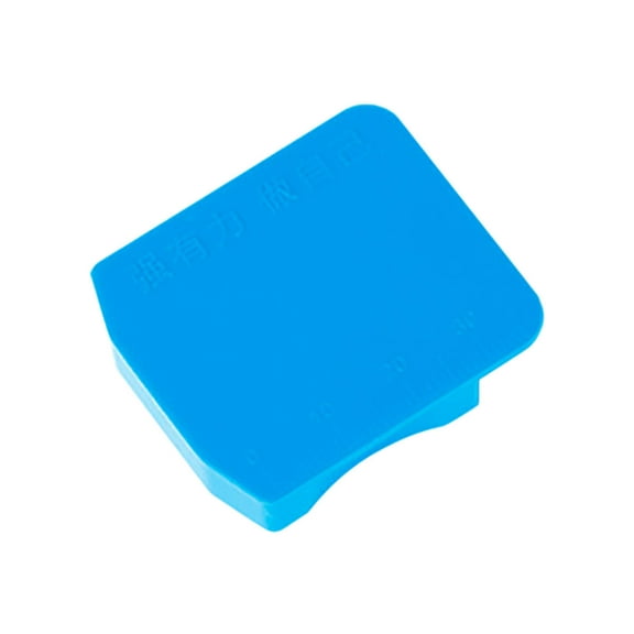 Blue Blue Plastic Magnetic Sewing Guide With Scale Multifunctional Fabric Edge Protector For Sewing Machine Anti-Curl Quilting Tool 2.1X1.9 Inch