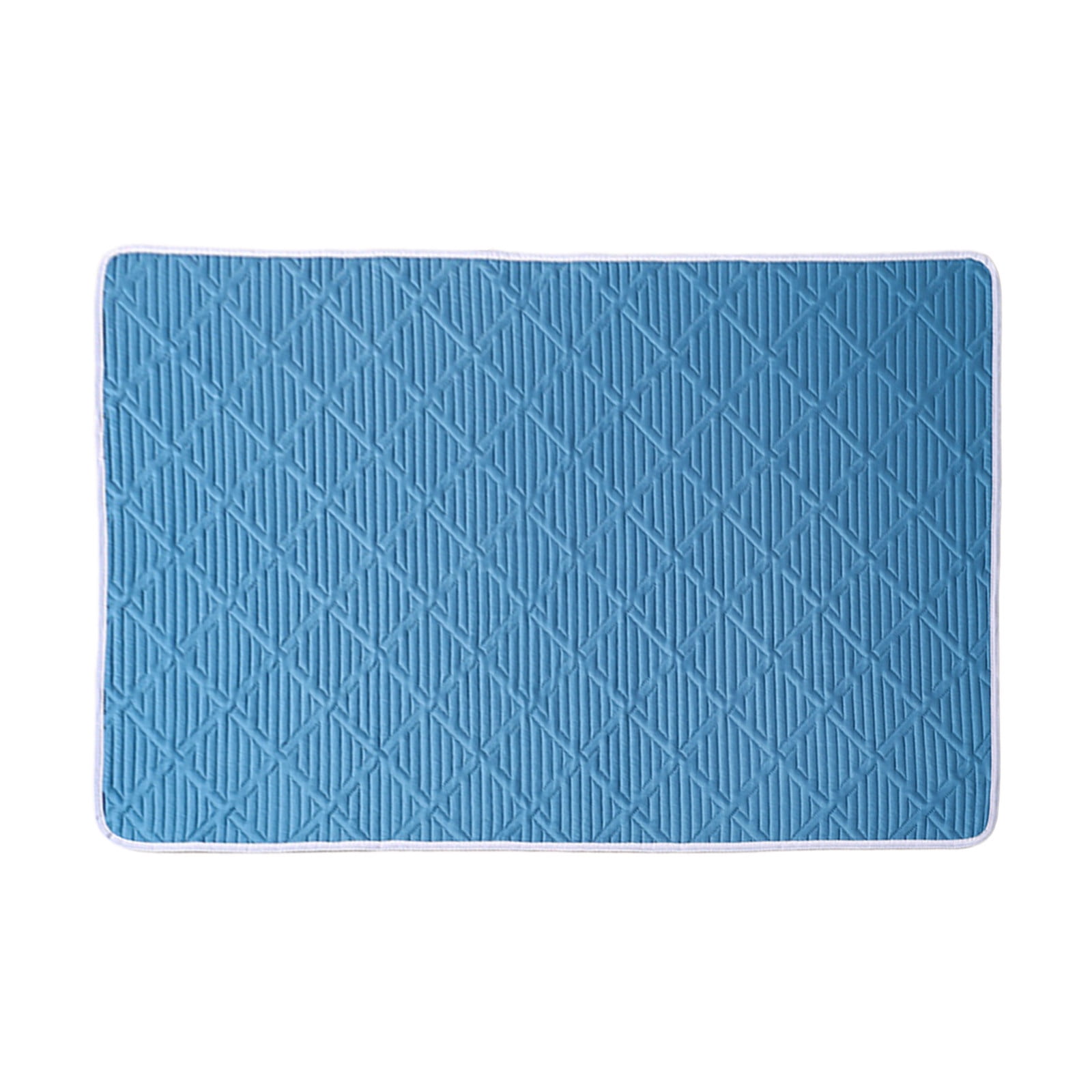 Blue Blue Waterproof Washable Bed Pad 31.50X47.24 Inches Cotton ...