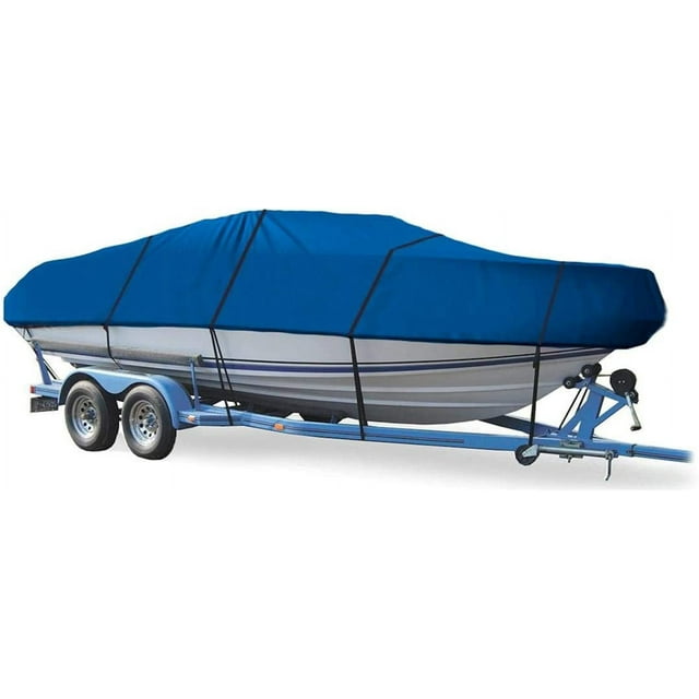 Blue Boat Cover Compatible for SYLVAN SPORTSTER/SUPER SPORTSTER 16 ALL