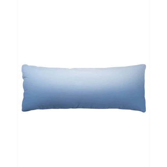 Blue Body Pillow Cover 20 x 54 Inch Decorative Pillow Cover Modern Minimalist Abstract Gradient Aesthetic Lumbar Pillowcase Seasonal Rectangle Cushion Case for Couch Sofa Bed Living Room