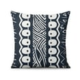 thumbnail image 1 of Blue Bohemian Geometric Lines Throw Pillow Covers 16"x16", 1PCS, Linen Study Sofa Cushion Cover Indoor Living Room Home Decor(doubleside Print), 1 of 2