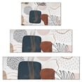 thumbnail image 1 of Blue Boho Abstract and Plant Pattern Kitchen Rugs Sets Of 3,Kitchen Runner Rugs Non Skid Washable,Decorative Kitchen Floor Mats for Kitchen,Sink,Laundry,17"x30"+ 17"x47" + 17"x59", 1 of 6
