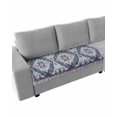 thumbnail image 1 of Blue Boho Couch Cushion Covers Stretch, Washable Sofa Seat Covers Individual Seat Cushion Sofa Slipcovers Ethnic Geometric Middle Century Art Couch Cover Furniture Protector M-1PCS, 1 of 7