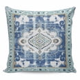 thumbnail image 1 of Blue Boho Pillow Covers 18x18 Inch Decorative Throw Pillow Cover, Farmhouse Bohemian Medallion Oriental Flower Sofa Pillowcases Accent Cushion Case Home Decor Bedroom Living Room, 1 of 6