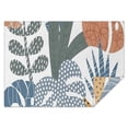 thumbnail image 1 of Blue Boho Plant Pattern Rectangle Tablecloth 60"x84",Waterproof Polyester Rectangle Table Cloth, Wipeable Spillproof Polyester Tablecloth for Dining, Camping, Indoor and Outdoor, 1 of 5