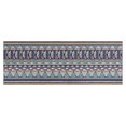 thumbnail image 1 of Blue Boho Tribal Triangles and Arrows Pattern Kitchen Rug Mat,Kitchen Runner Rugs Non Skid Washable,Decorative Kitchen Floor Mats for Kitchen,Sink,Laundry,17"X47", 1 of 5