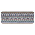thumbnail image 1 of Blue Boho Tribal Triangles and Arrows Pattern Kitchen Rug Mat,Kitchen Runner Rugs Non Skid Washable,Decorative Kitchen Floor Mats for Kitchen,Sink,Laundry,17"x47.2", 1 of 7