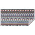 thumbnail image 1 of Blue Boho Tribal Triangles and Arrows Pattern Rectangle Tablecloth 60"x120",Waterproof Polyester Rectangle Table Cloth, Wipeable Spillproof Polyester Tablecloth for Dining, Camping, Indoor and Outdoor, 1 of 6