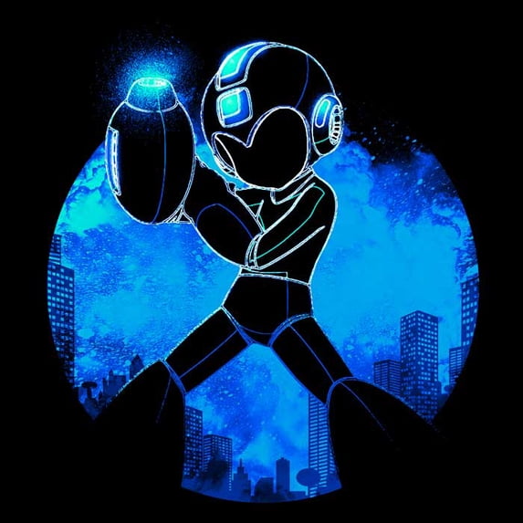 Blue Bomber Orb Unisex T-Shirt Tee Sweatshirt Hoodie Tank Top - Walmart.com