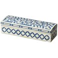 thumbnail image 1 of Blue Bone Inlay Storage Box, 1 of 2