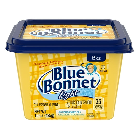 Blue Bonnet Light Vegetable Oil Spread, 15 oz