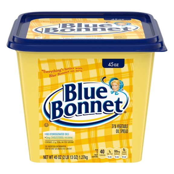 Blue Bonnet Vegetable Oil Spread, 45 oz