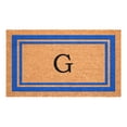 thumbnail image 1 of Blue Border  Monogram Doormat (Letter G), 1 of 6