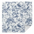 thumbnail image 1 of Blue Botanical Cloth Napkins Washable Set of 1, Vintage Botanical Birds Reusable Dinner Table Napkins Cloth Bulk for Weddings Kitchen Restaurants Hotel Events Parties 20 x 20 Inch, 1 of 9
