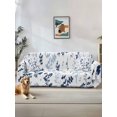 thumbnail image 1 of Blue Botanical Couch Cover for Dogs, Spring Floral Watercolor Leaf Washable Sofa Covers Slipcover for Pets Dogs Futon Cover, Couch Recliner Covers, Oversized Chair Slipcover 71"x91", 1 of 9
