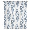 thumbnail image 1 of Blue Botanical Sheer Curtains 54 Inches Long, Pastoral Elegant Spring Floral Light Filering Curtains, Breathable Simi Curtain Privacy Drapes for Kitchen Bathroom Lightweight Small Window Treatment, 1 of 9