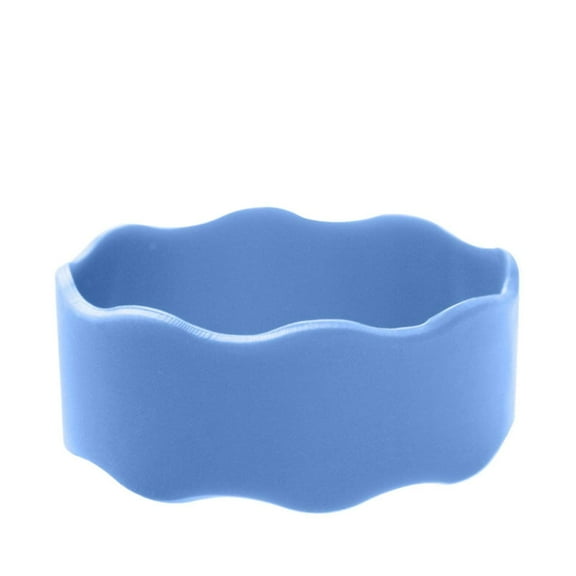 Blue Bottle Cover, Personalized Baby Bottle Labels for Daycare Water Bottle Name Bands Customized Engraved Silicone Baby Reusable Bottle Straps Labels for Cups Schol 2Pcs, 2*Bottle Cup Holder