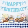 thumbnail image 1 of Blue Bow Birthday Party Decorations, Coquette Birthday Decorations Blue Bow Happy Birthday Party Banner for Girls Women Bridal Engagement, Baby Shower Decorations Blue Bow Birthday Party Supplies, 1 of 8