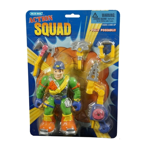 Blue Box Action Squad Mountain Search & Rescue Figure