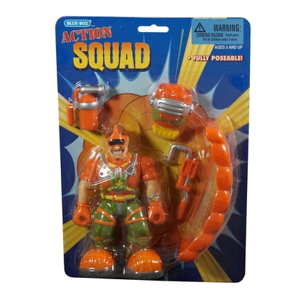 Blue Box Action Squad Smoke Jumper Figure