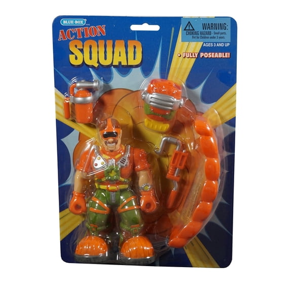 Blue Box Action Squad Smoke Jumper Figure