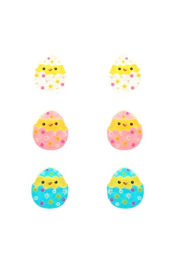 Inc Easter Chicks Easter Eggs Stud Set for Women, Teens | Easter Jewelry, Easter Gift