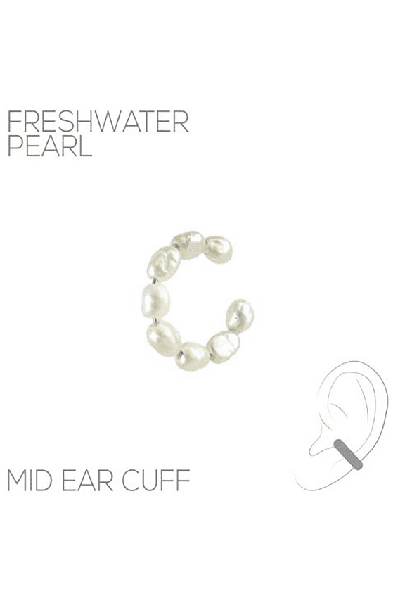 Inc Freshwater Pearl Midi Ear Cuff For Women, Teens