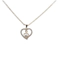 thumbnail image 1 of Blue Box Boutique Inc Gold Crystal Double Heart Pendant Necklace for Women, Teens | Valentine's Day, Anniversary Gift, 1 of 3