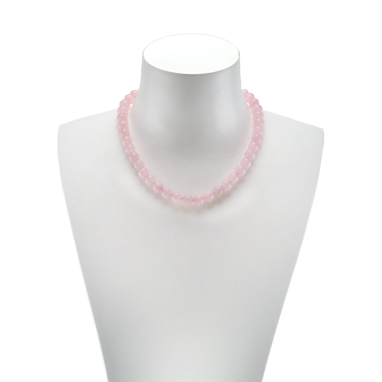 Blue Box Boutique Inc Rose Quartz Natural Stone Choker Necklace for Women, Teens