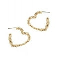 thumbnail image 1 of Blue Box Boutique Inc Small Gold Spiky Cluster Heart Hoop Earrings for Women, Teens | Valentine's Day, Galentine's Day Gift, 1 of 9