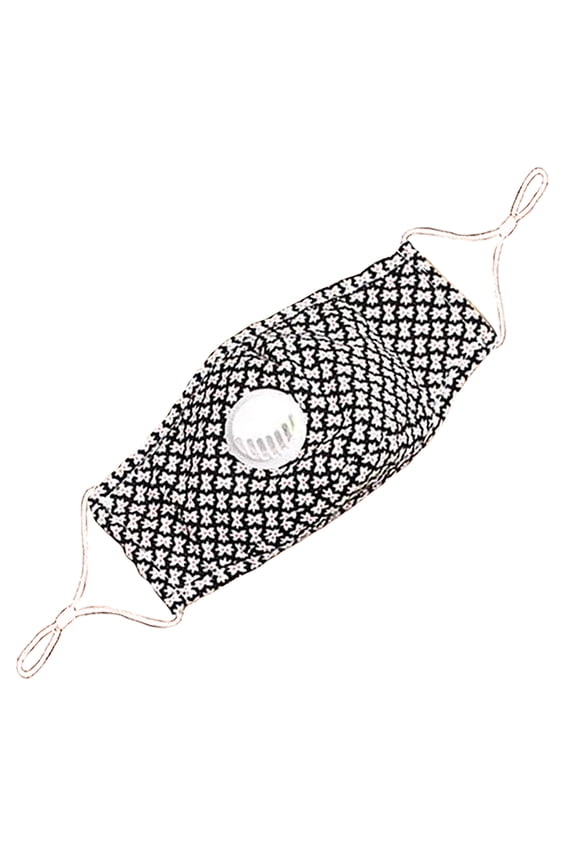 Inc Washable Black Floral Fashion Face Mask for Children, Kids, Unisex