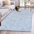 thumbnail image 1 of Blue Branches Area Rug 3x5 Washable Rug Non Slip Vintage Art Farmhouse Large Area Rug Indoor Floor Carpet for Entryway Bedroom Kitchen Living Room Home Office Dining Room Nursery, 1 of 8