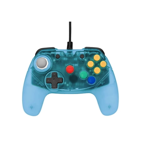 Blue Brawler 64 Gamepad Next Gen N64 Controller [Retro Fighters] [video game]