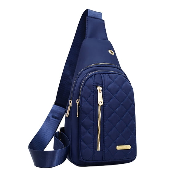 Blue Breathable Fabric Crossbody Chest Bag Lightweight Waterproof Design With Organizational Pockets For Hiking Travel Sports Essentials #2g2YP
