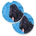 thumbnail image 1 of Blue Briard Set of 2 Cup Holder Car Coaster, 1 of 1