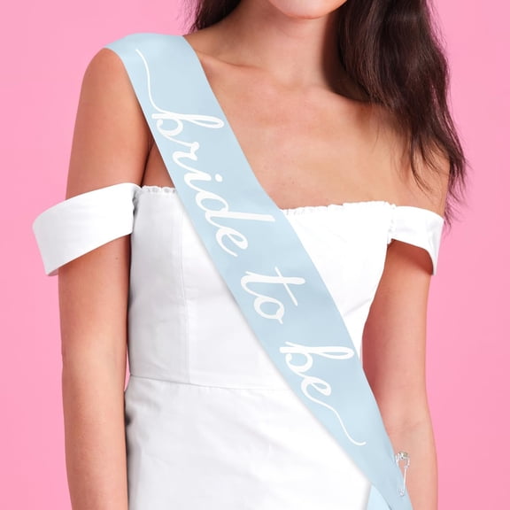 Blue Bride to Be Sash | Bachelorette Something Blue, Bridal Shower Accessory, Bach Party Decorations, Bridesmaid Gift, Engagement Party Supplies