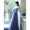 thumbnail image 1 of Blue Bridesmaid Dress Ladybros' Female Dress, 1 of 6