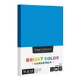 thumbnail image 1 of Blue Bright Color Cardstock Paper – Great for Arts and Crafts, Invitations, Scrapbooking and Stationery Printing | Medium Weight 65lb Cover (176gsm) Card Stock | 11" x 17" | 50 Sheets per Pack, 1 of 7