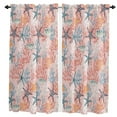 thumbnail image 1 of Blue Brown Ocean StarShell Curtain Home Decoration Living Room Short Curtains Window Treatments For Kitchen Bedroom, 1 of 7