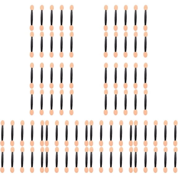 Blue Brushes Applicators Tipped Shadow Professional Double Tool Eye Girls Tools Sticks Dual Dual-sides Eyeshadow Disposable Sides Makeup Brush Eyeliner Women Double-headed for (Color : Blackx8p