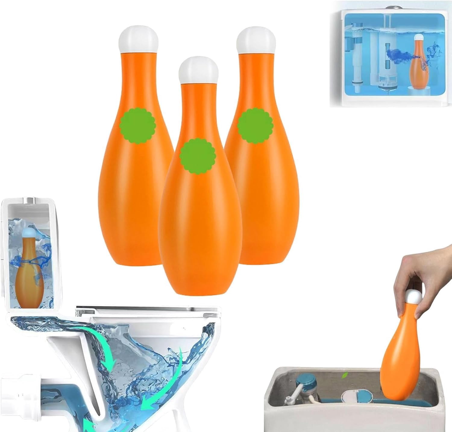 Blue Bubble Toilet Bowl Cleaner, Toilet Tank Cleaner, Automatic Toilet