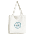 thumbnail image 1 of Blue Bud Flower Paint Tote Canvas Bag Shopping Satchel Casual Handbag, 1 of 3